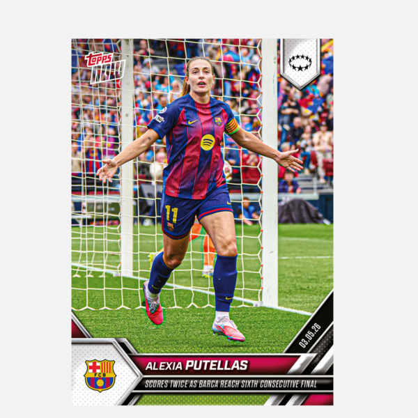 「GOH’S」Alexia Putellas - 2025-26 UWCL Topps NOW® - Card 29 - PR: 906