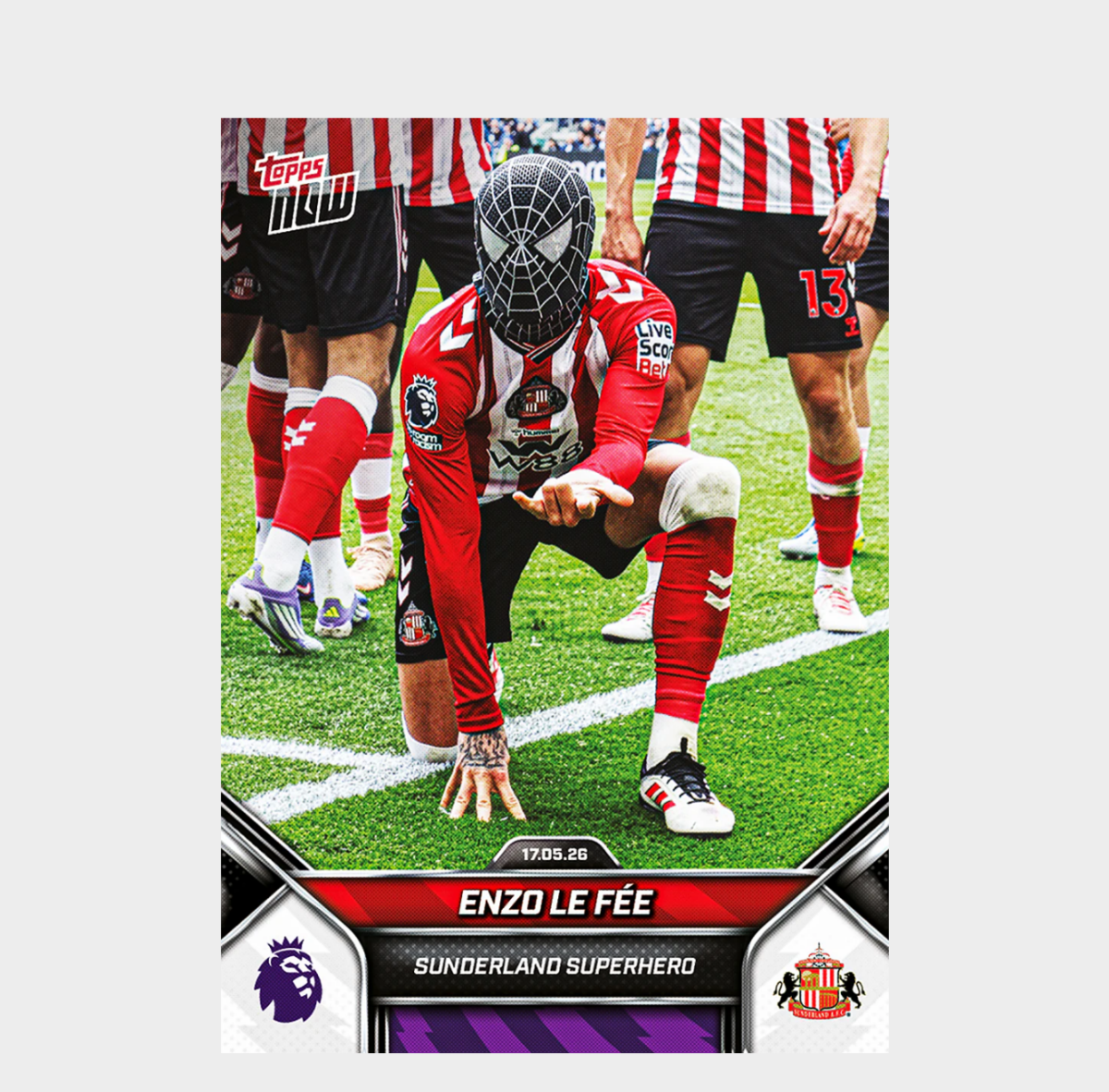 「GOH’S」Enzo Le Fée - 2025-26 Premier League Topps NOW® - Card 193 - PR: 2503