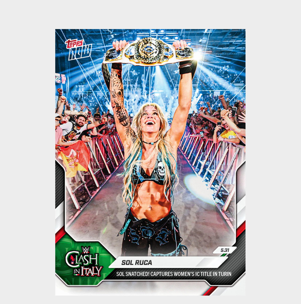「GOH’S」Sol Ruca - 2026 WWE Topps NOW® - Card 62 - PR: 2846