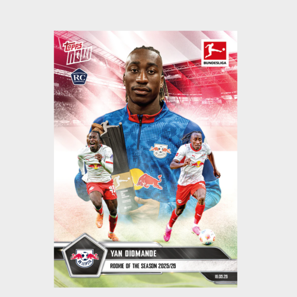 「GOH’S」Yan Diomande - 2025-26 Bundesliga Topps NOW® - Card 193 - PR: 3346