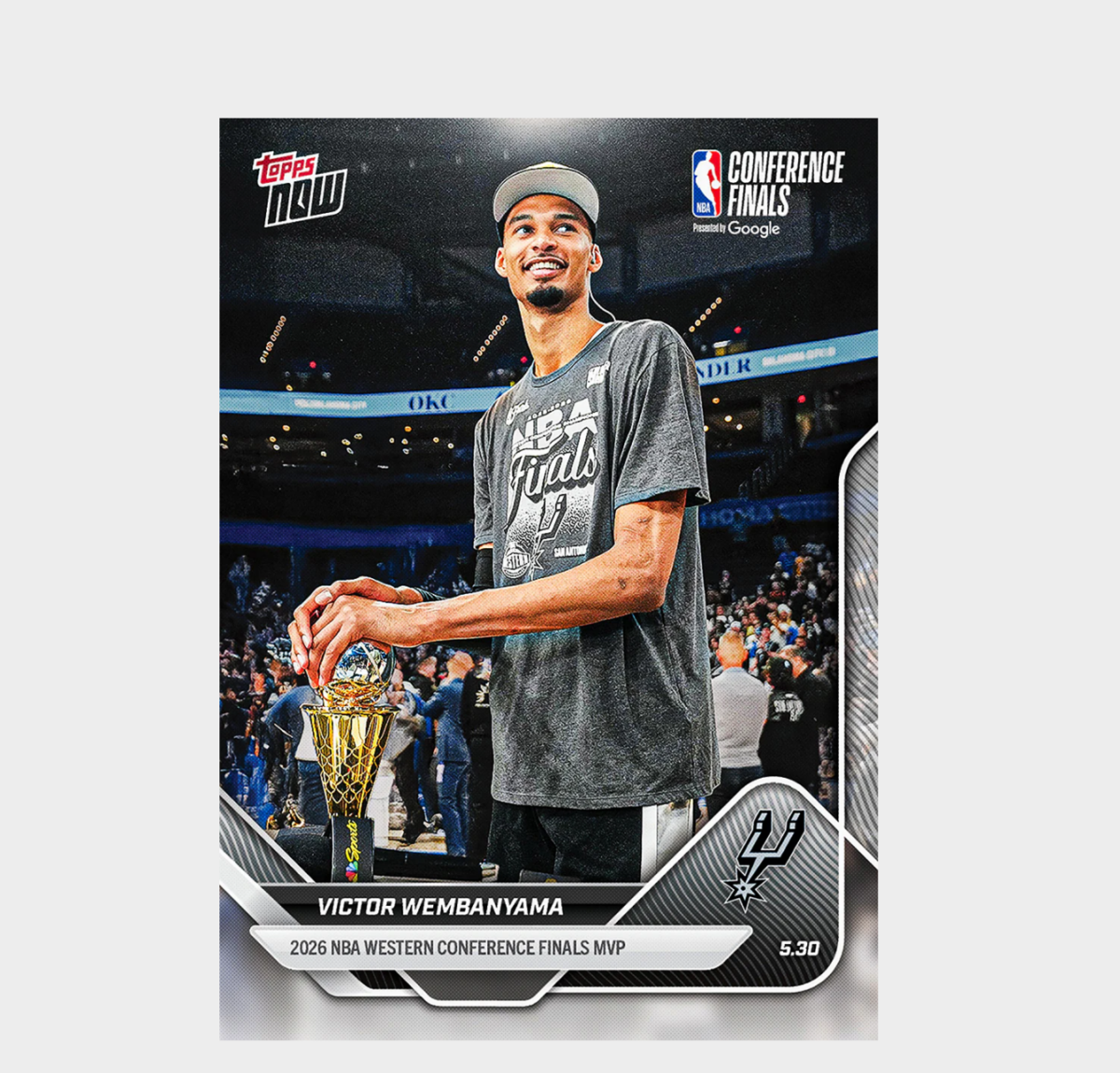 「GOH’S」Victor Wembanyama - 2025-26 NBA Topps NOW® - Card 324 - PR: 63377