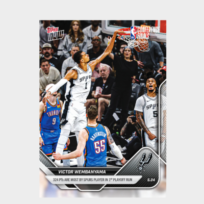 「GOH’S」Victor Wembanyama - 2025-26 NBA Topps NOW® - Card 320 - PR: 6900