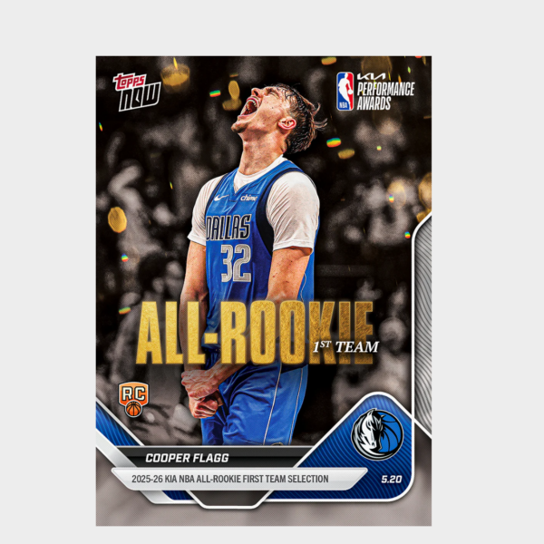 「GOH’S」Cooper Flagg - 2025-26 NBA Topps NOW® - Card AR01 - PR: 40388