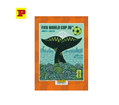 「GOH’S」Seattle - Panini Instant FIFA World Cup 2026™ Host City Poster Card - Orange /99