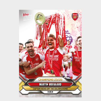 「GOH’S」Martin Ødegaard - 2025-26 Arsenal FC Topps NOW® - Card 3 - PR: 5385