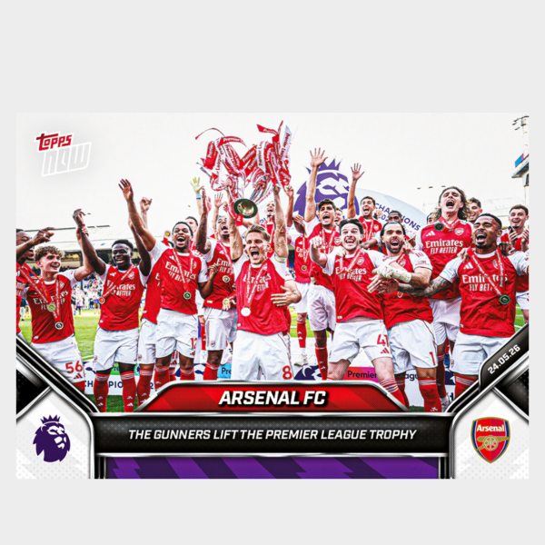 「GOH’S」Arsenal FC - 2025-26 Premier League Topps NOW® - Card 200 - PR: 9165