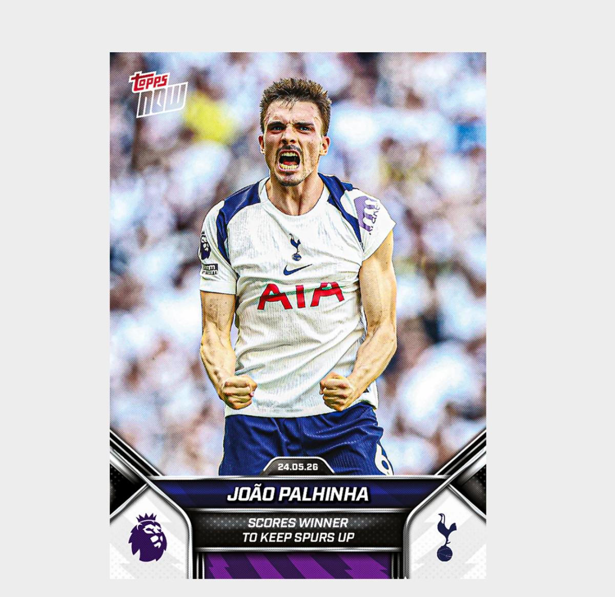 「GOH’S」João Palhinha - 2025-26 Premier League Topps NOW® - Card 204 - PR: 637
