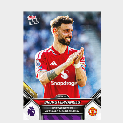 「GOH’S」Bruno Fernandes - 2025-26 Premier League Topps NOW® - Card 206 - PR: 8937