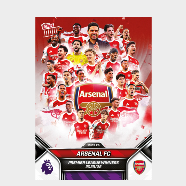 「GOH’S」Arsenal FC - 2025-26 Premier League Topps NOW® - Card 199 - PR: 34688