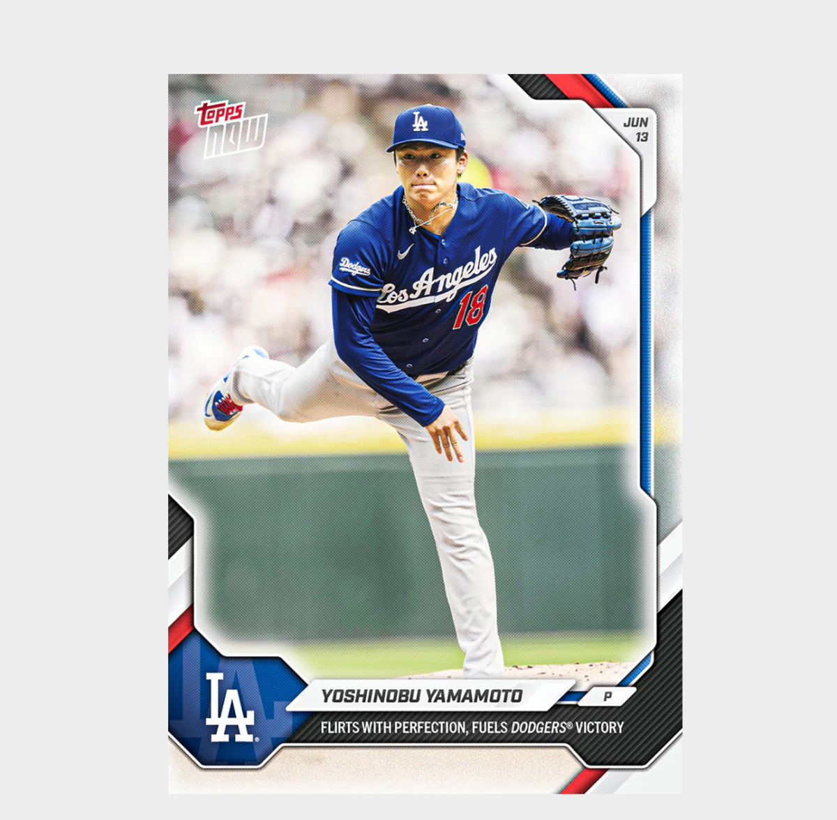 「GOH’S」Yoshinobu Yamamoto - 2026 MLB Topps NOW® - Card 327 - PR: 3400
