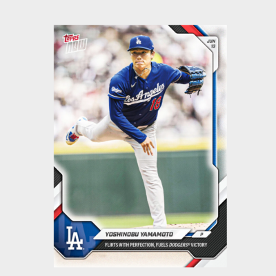「GOH’S」Yoshinobu Yamamoto - 2026 MLB Topps NOW® - Card 327 - PR: 3400