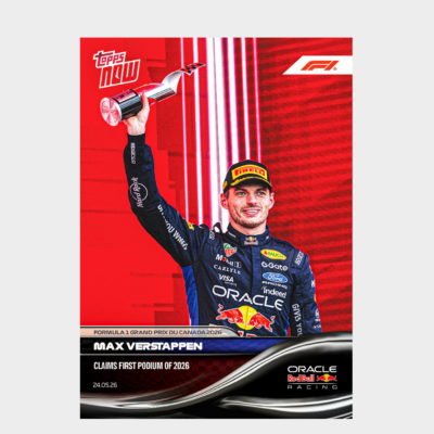 「GOH’S」Max Verstappen - 2026 Formula 1® Topps NOW® - Card 30 - PR: 3664