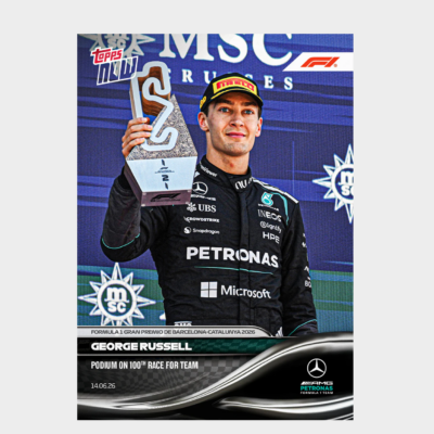 「GOH’S」George Russell - 2026 Formula 1® Topps NOW® - Card 41 - PR: 2210