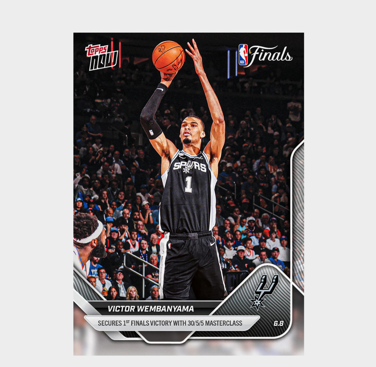 「GOH’S」Victor Wembanyama - 2025-26 NBA Topps NOW® - Card 335 - PR: 34286