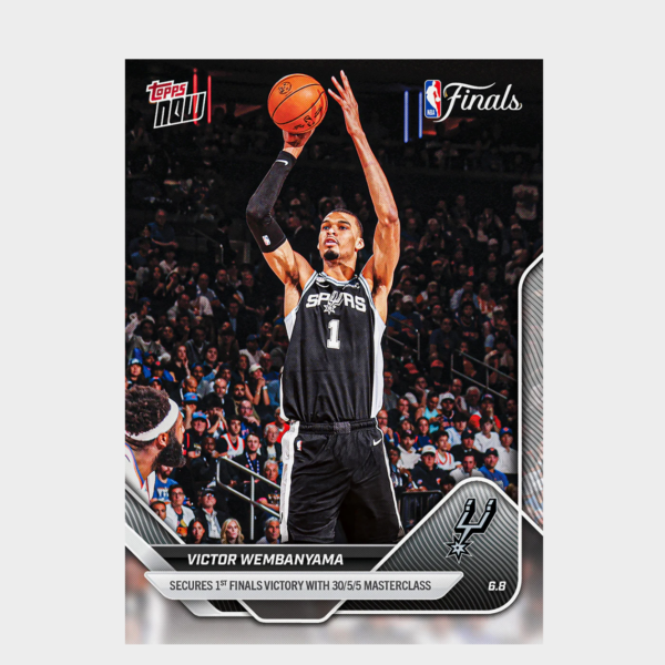 「GOH’S」Victor Wembanyama - 2025-26 NBA Topps NOW® - Card 335 - PR: 34286