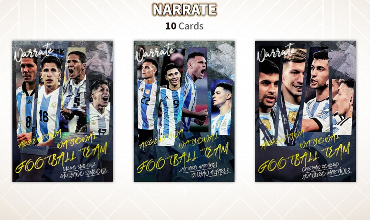 「GOH’S」2025 Playfully Herock Argentina National Team Rune 阿根廷國家隊足球卡榮耀奔跑系列