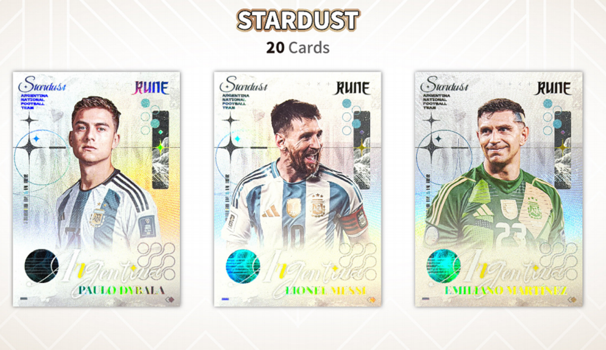 「GOH’S」2025 Playfully Herock Argentina National Team Rune 阿根廷國家隊足球卡榮耀奔跑系列