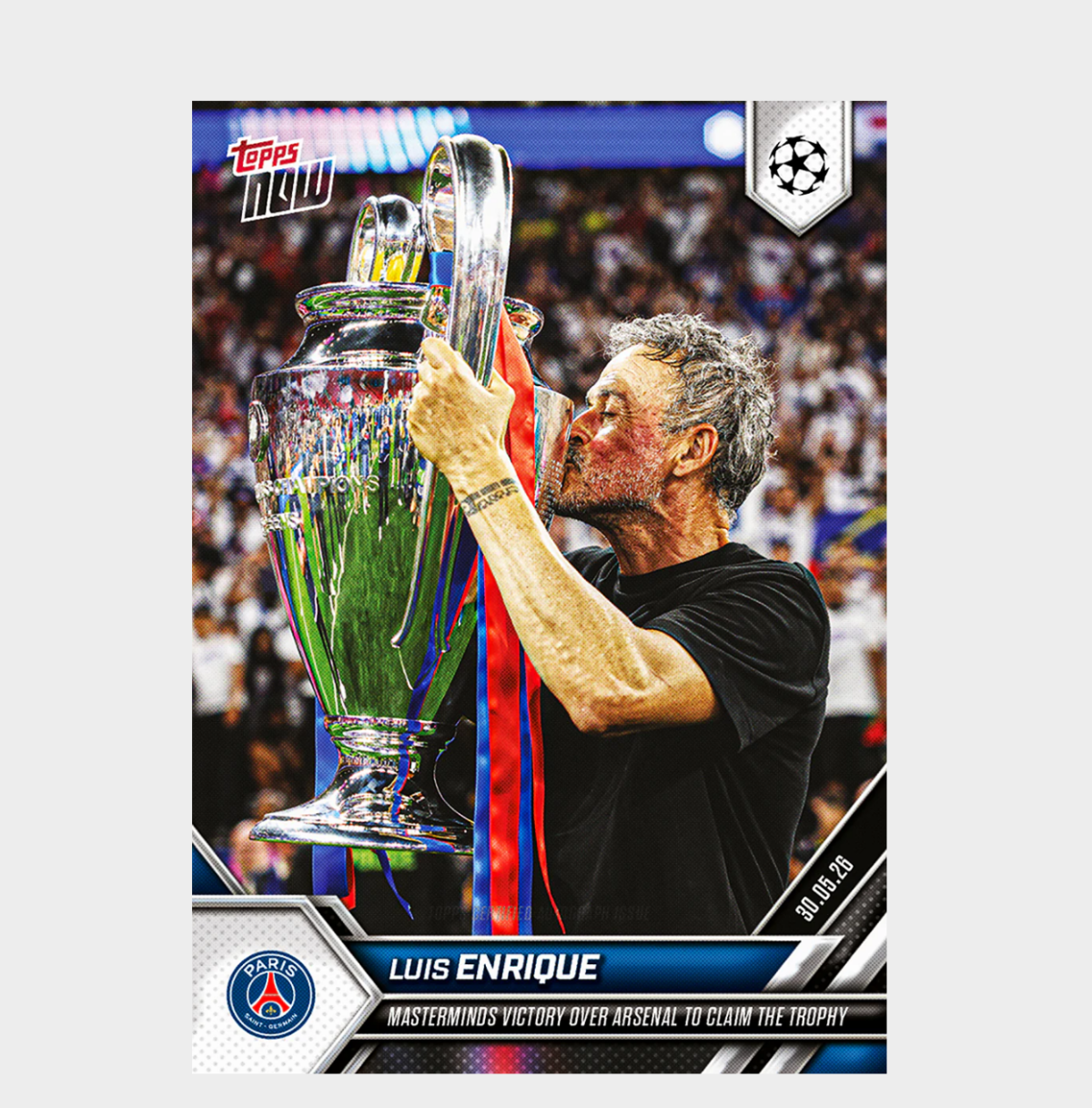 「GOH’S」Luis Enrique - 2025-26 UCL Topps NOW® - Card 139 - PR: 2130
