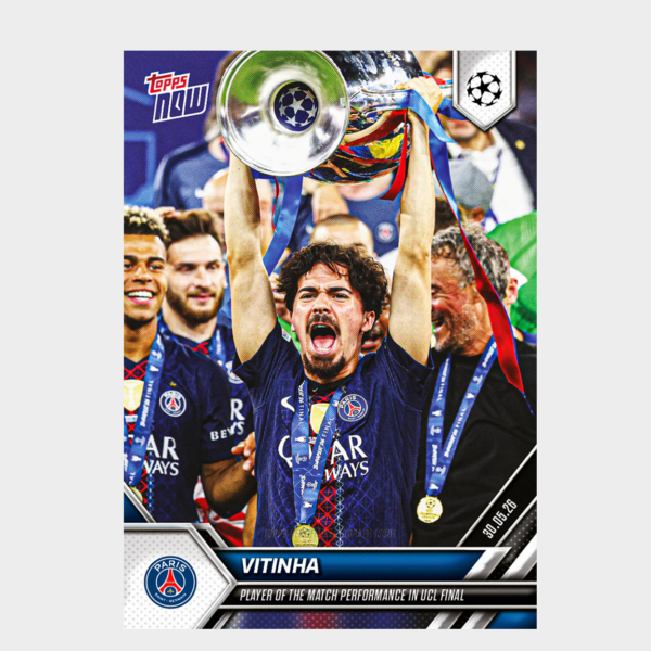 螢幕擷取畫面 2026-07-31 170708 「GOH’S」Vitinha - 2025-26 UCL Topps NOW® - Card 142 - PR: 2235