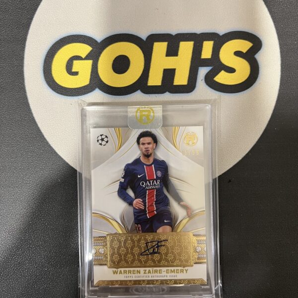 line_oa_chat_260810_173317 「GOH’S」2024-25 Topps Reverence UEFA Warren Zaire-Emery Auto Autograph
