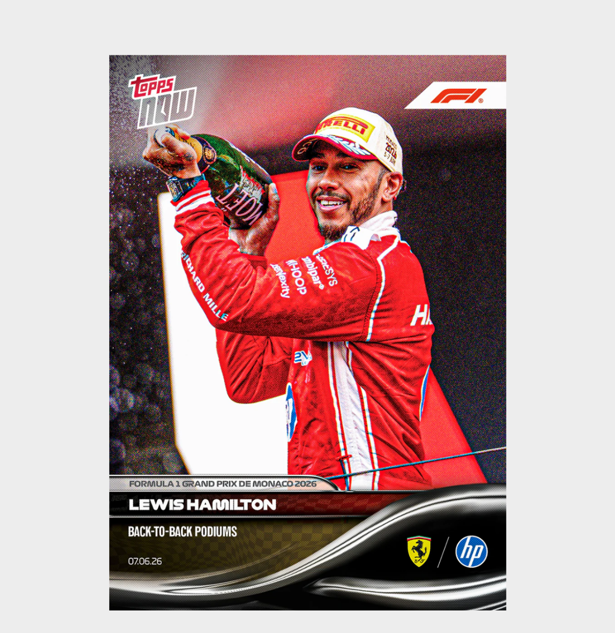 「GOH’S」Lewis Hamilton - 2026 Formula 1® Topps NOW® - Card 34 - PR: 9408