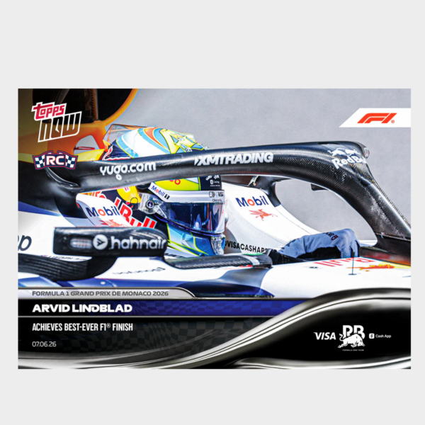 螢幕擷取畫面 2026-08-05 103441 「GOH’S」Arvid Lindblad - 2026 Formula 1® Topps NOW® - Card 36 - PR: 1949