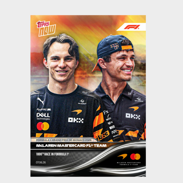 「GOH’S」McLaren Mastercard F1® Team - 2026 Formula 1® Topps NOW® - Card 37 - PR: 5080