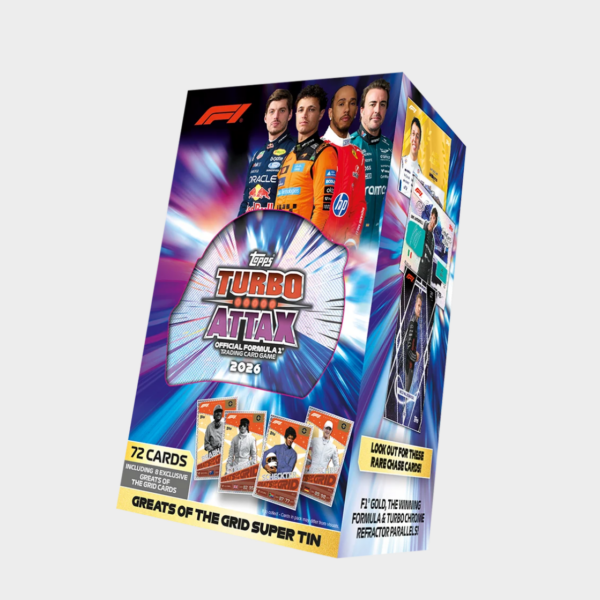 「GOH’S」2026 Topps Formula 1® Turbo Attax Super Tin Greats of the Grid - F1大鐵盒
