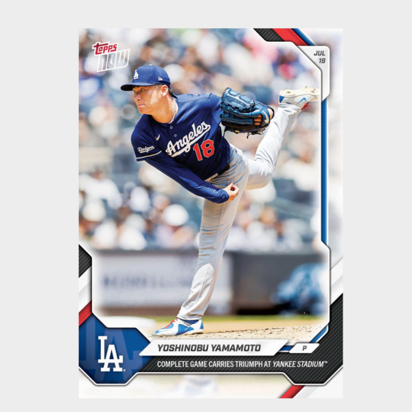 「GOH’S」Yoshinobu Yamamoto - 2026 MLB Topps NOW® - Card 470 - PR: 4580