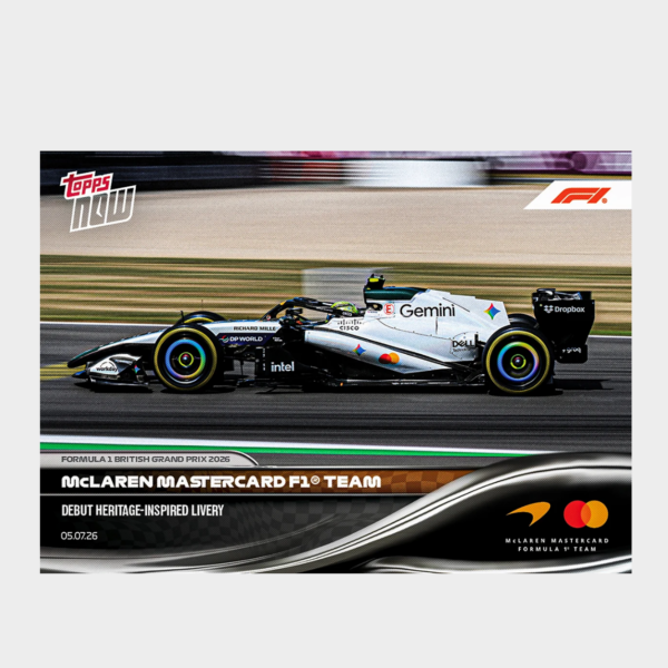 「GOH’S」McLaren Mastercard F1® Team - 2026 Formula 1® Topps NOW® - Card 47 - PR: 1469