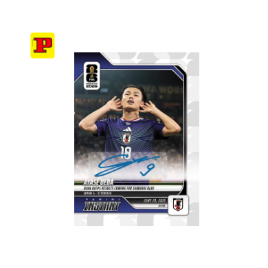 螢幕擷取畫面 2026-08-28 004616 「GOH’S」Ayase Ueda - 2026 Panini Instant FIFA World Cup 2026™ #77 - Base /99 Auto