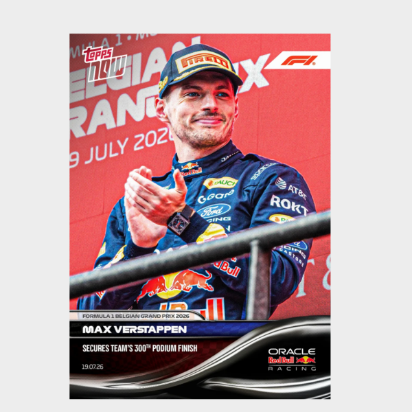 「GOH’S」Max Verstappen - 2026 Formula 1® Topps NOW® - Card 49 - PR: 3831