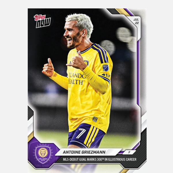 螢幕擷取畫面 2026-09-05 021122 「GOH’S」Antoine Griezmann - 2026 MLS Topps NOW® - Card 57 - PR: 1615
