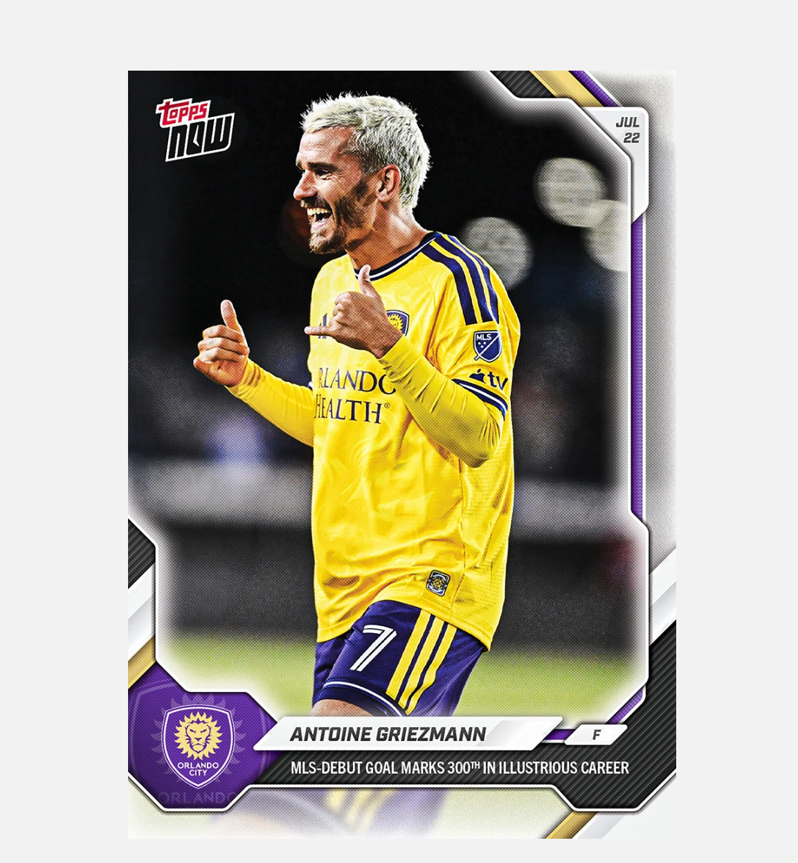 「GOH’S」Antoine Griezmann - 2026 MLS Topps NOW® - Card 57 - PR: 1615