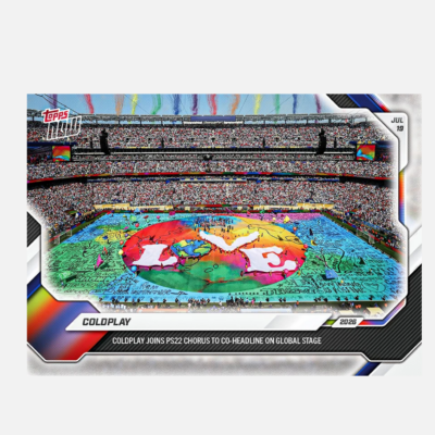 「GOH’S」Coldplay - 2026 Topps NOW® - Card CP01 - PR: 3717