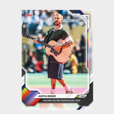 「GOH’S」Justin Bieber - 2026 Topps NOW® - Card JB01 - PR: 24013