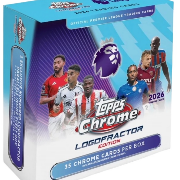 「GOH’S」2025-26 TOPPS Chrome Premier League EPL Logo Fractor Box 英超Logo閃