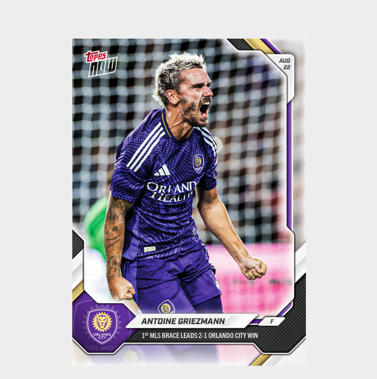 「GOH’S」Antoine Griezmann - 2026 MLS Topps NOW® - Card 67 - PR: 449