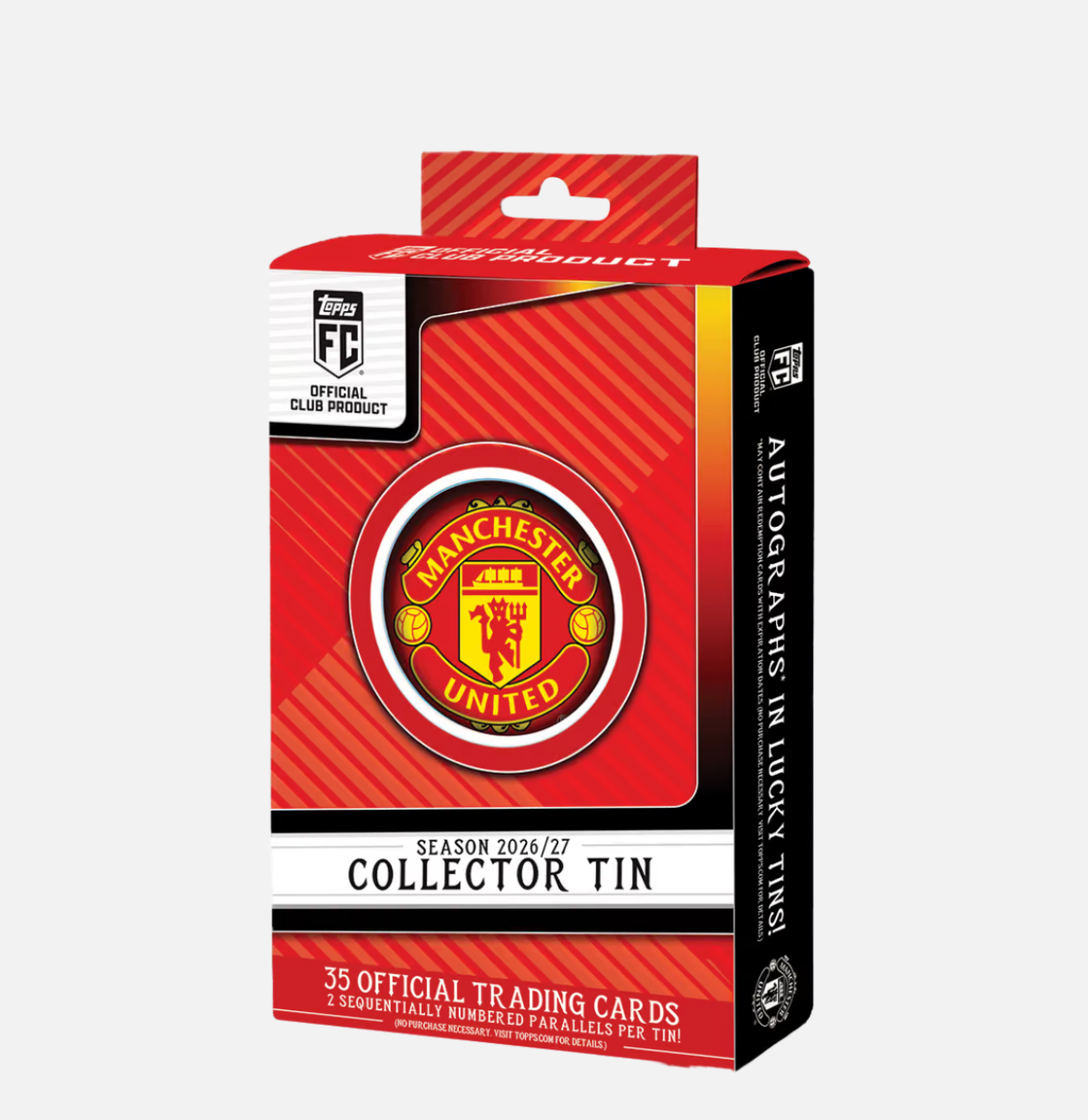 「GOH’S」2026-27 TOPPS Manchester United Collector Tin 曼聯鐵盒隊盒