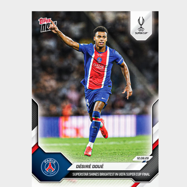 「GOH’S」Désiré Doué - 2026-27 UCL Topps NOW® Card 2 - PR: 2997