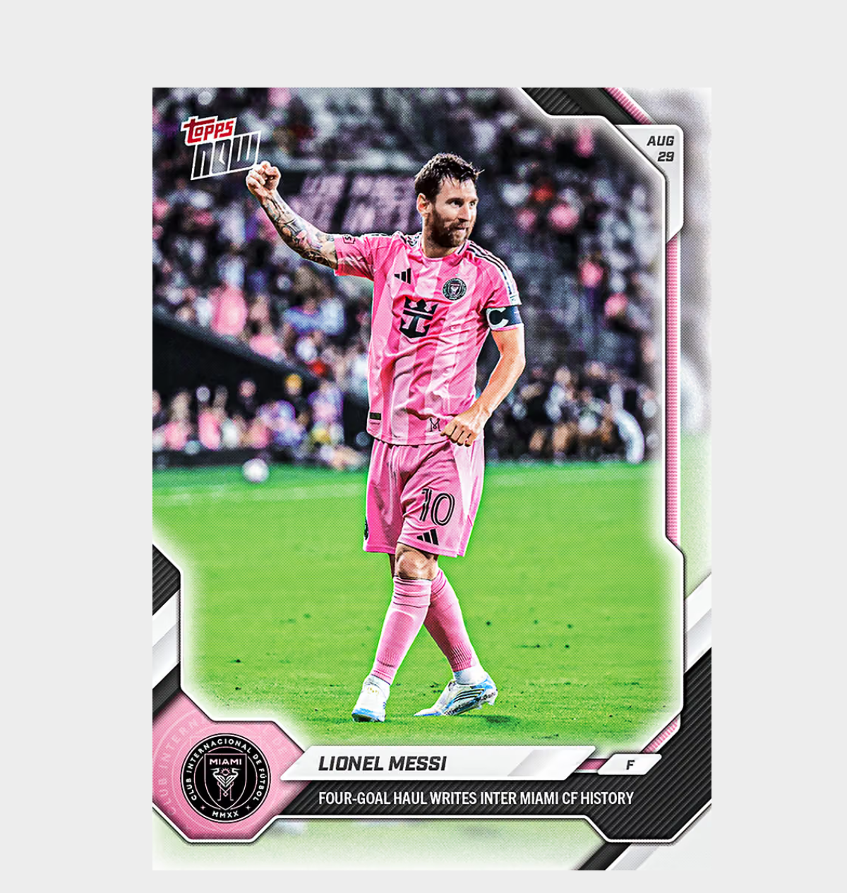 「GOH’S」Lionel Messi - 2026 MLS Topps NOW® - Card 70 - PR: 24794