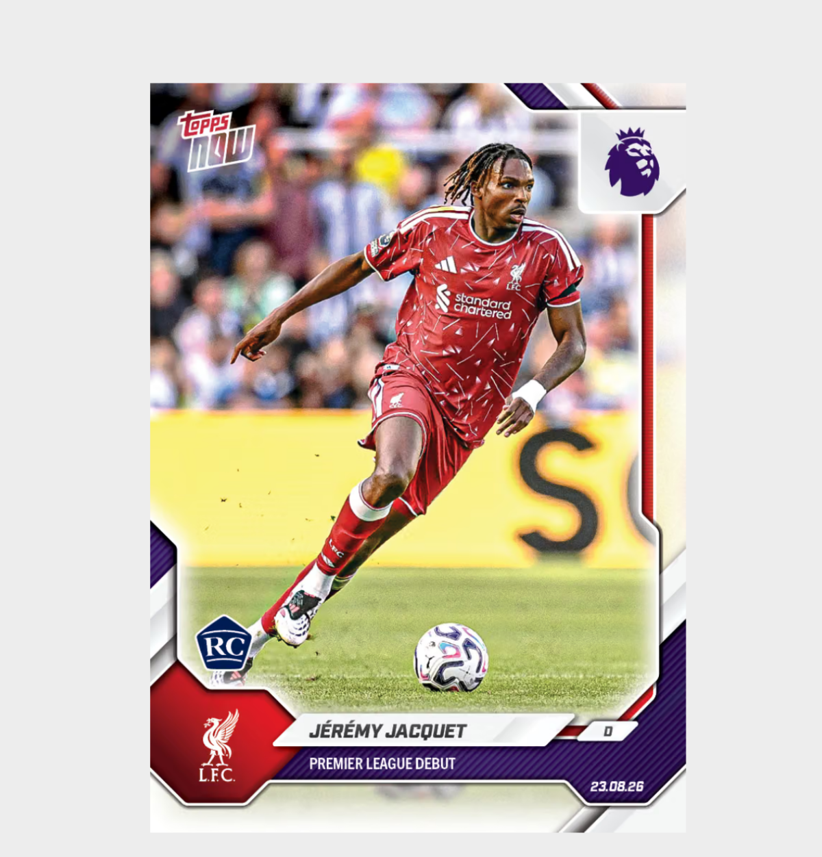 「GOH’S」Jérémy Jacquet - 2026-27 Premier League Topps NOW® - Card 8 - PR: 3307