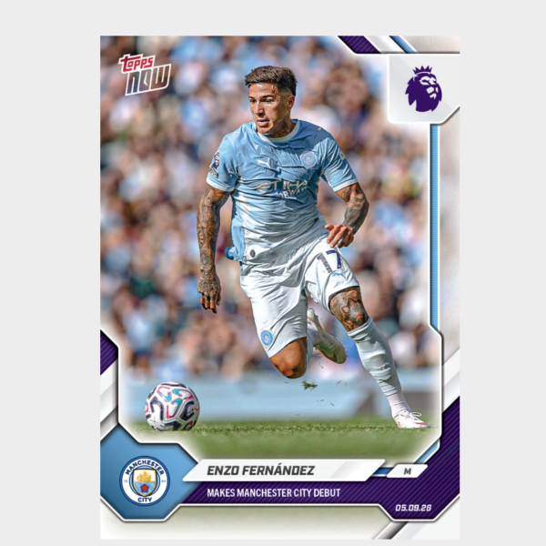「GOH’S」Enzo Fernandez - 2026-27 Premier League Topps NOW® - Card 18 - PR: 1450