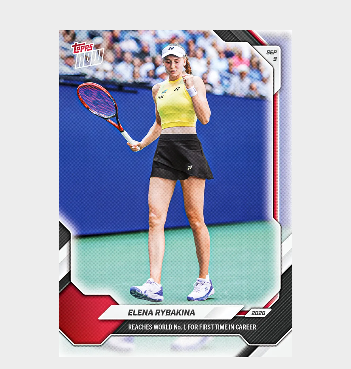 「GOH’S」Elena Rybakina - 2026 Topps NOW® Tennis - Card 20 - PR: 3879
